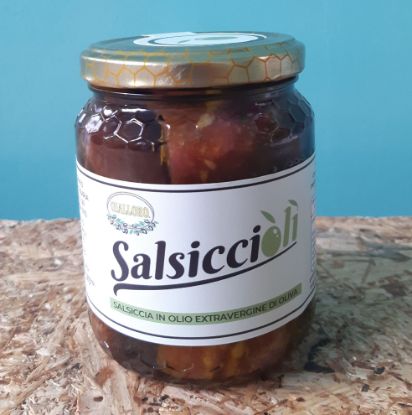 Immagine di Salsiccia dolce lucana in olio extravergine