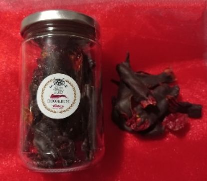 Immagine di Filetti di peperone crusco ricoperti di cioccolato 50gr