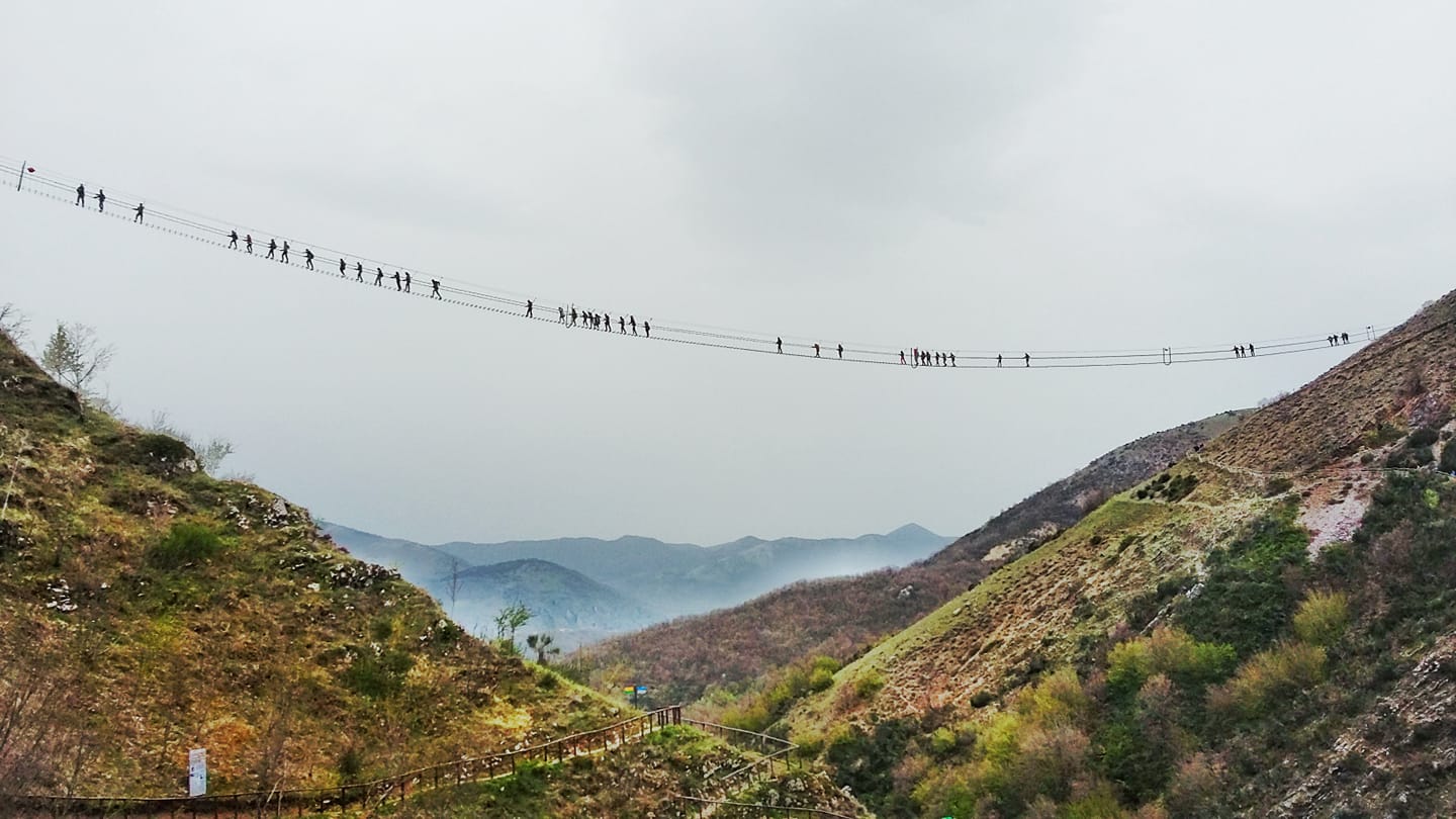 Ponte Tibetano "Ponte alla Luna"