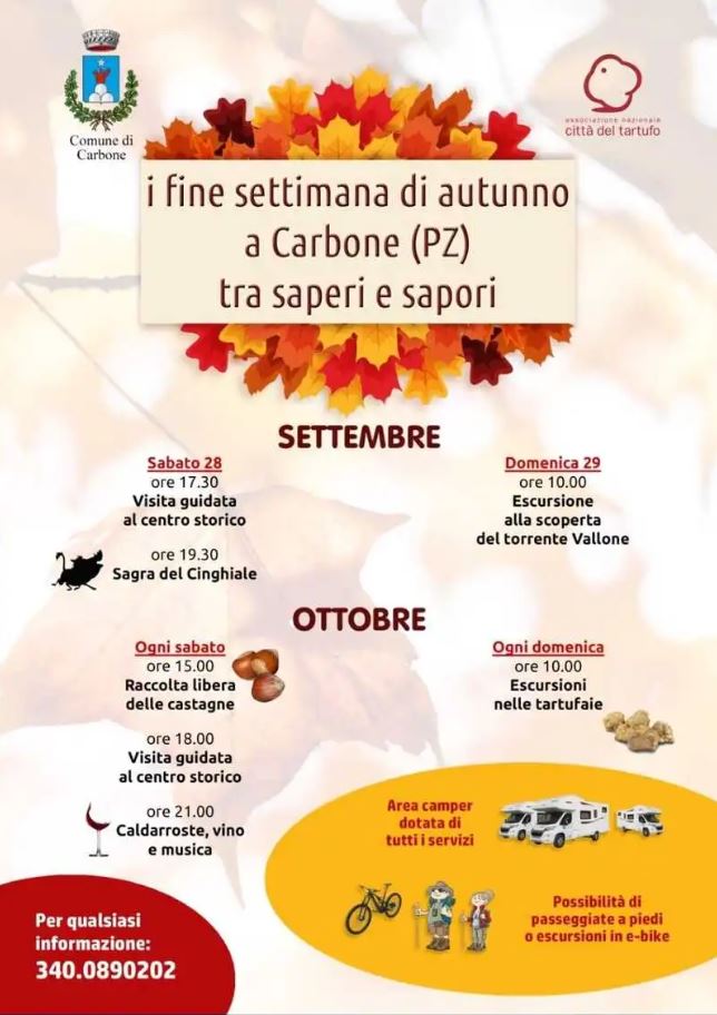 I fine settimana d’autunno 2024